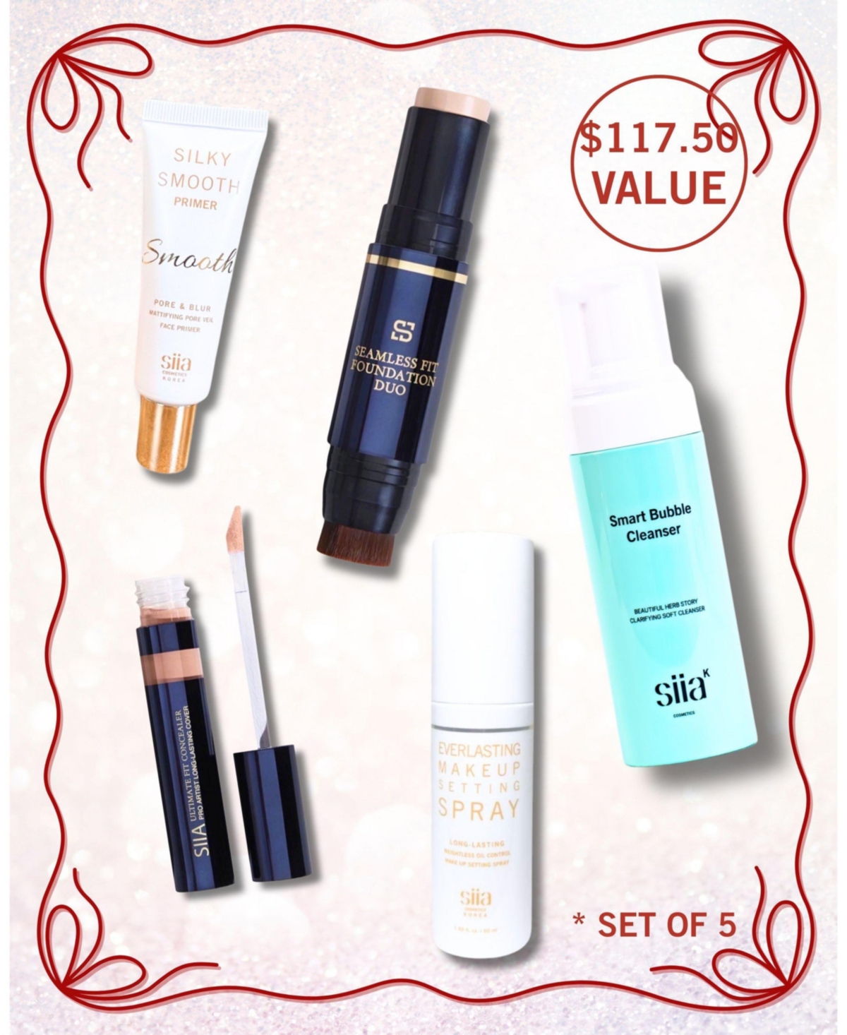 Siia Cosmetics 5-Pc. Perfect Base Collection W301