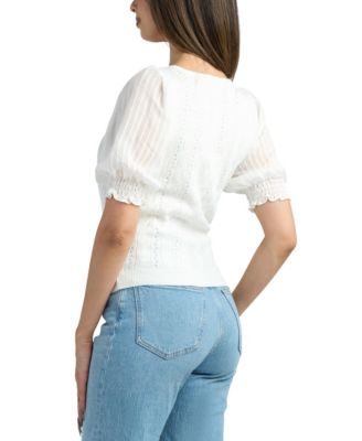 Junior's Resort Scoop Neck Sweater