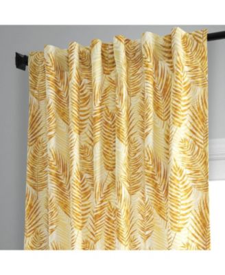 Kupala Floral Printed Cotton Room Darkening Curtain