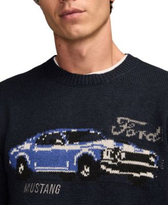 Men's Regular-Fit Long-Sleeve Mustang Sweater