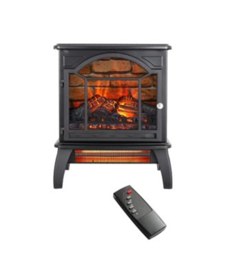 18 inch 3D Flame Electric Infrared Quartz Fireplace Stove with remote control