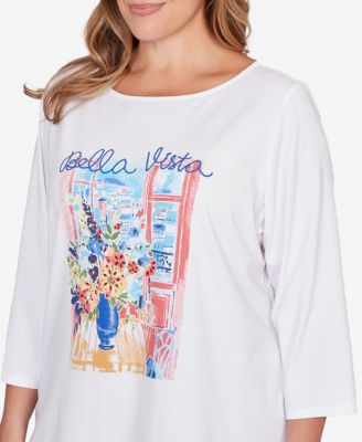 Plus Size Bella Vista Embellished Knit Top