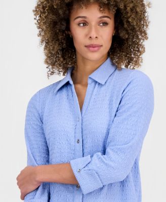 Women's, 3/4 Sleeve Button-Front Shirt