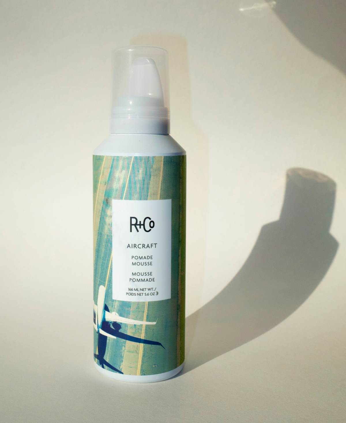 R+Co Aircraft Hair Pomade Mousse, 5.6 oz.