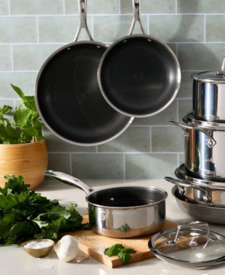 Paradigm Ceramic Stainless Steel 2-Pc. Dual Performance Fry Pan Set