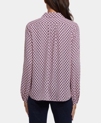 Women's Point Collar Modern Top