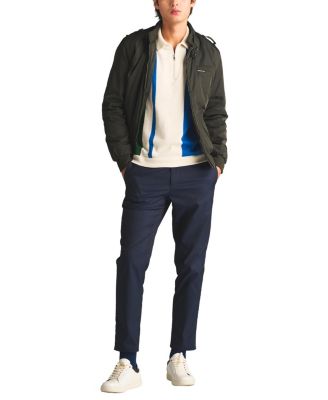 Men's Big & Tall Heavy Iconic Racer Quilted Lining Jacket (Slim Fit)