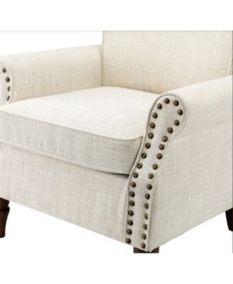Mooresville Upholstered Armchair with Solid Wood Legs