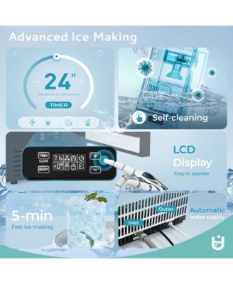 200-lb Ice Per day Cubed Ice Maker ( Black )