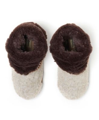 Women's Beth Faux Fur Fold Down Fuzzy Bootie House Slipper Boot