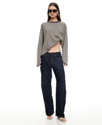 Women's Bloom Round-Neck Long-Sleeve Top
