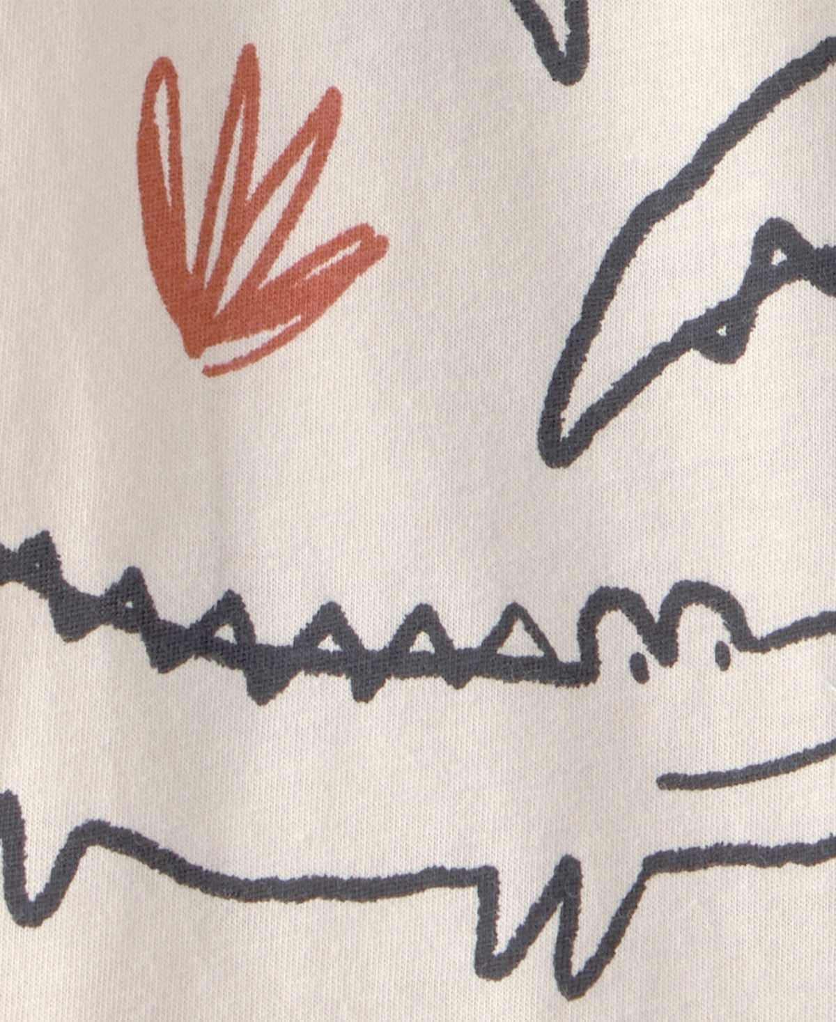 Carter's Baby Boys Alligator Printed Snap-Up Romper