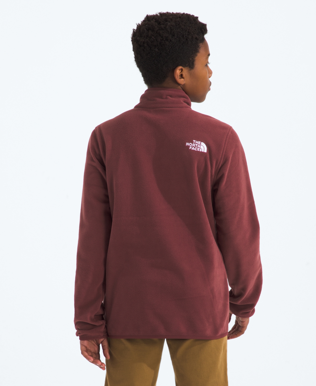 The North Face Boys And Girls 8-20 Glacier Quarter-zip Jacket In Red