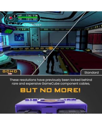 EON GCHD MK-II HD Adapter Plug and Play HDMI Converter Video Enhancer for Nintendo Gamecube Console - Platinum