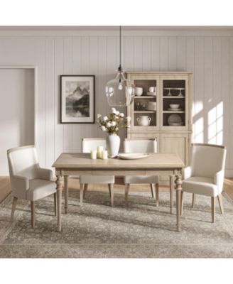 Pintu Farmhouse Dining Table With Drawer
