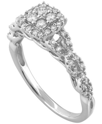 Diamond Ring (1/3 ct. t.w.) in 14k White Gold