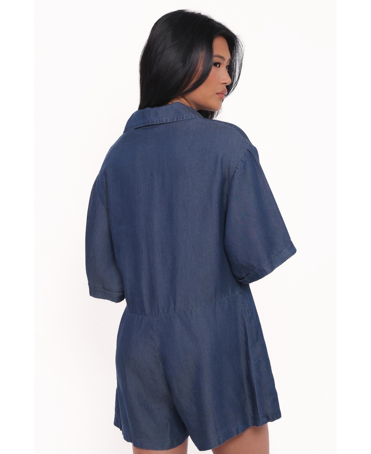 Petal and Pup Women's Kiya Denim Romper - Dark