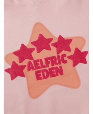 Women's Vintage Embroidery Eden Star Pullover Hoodie