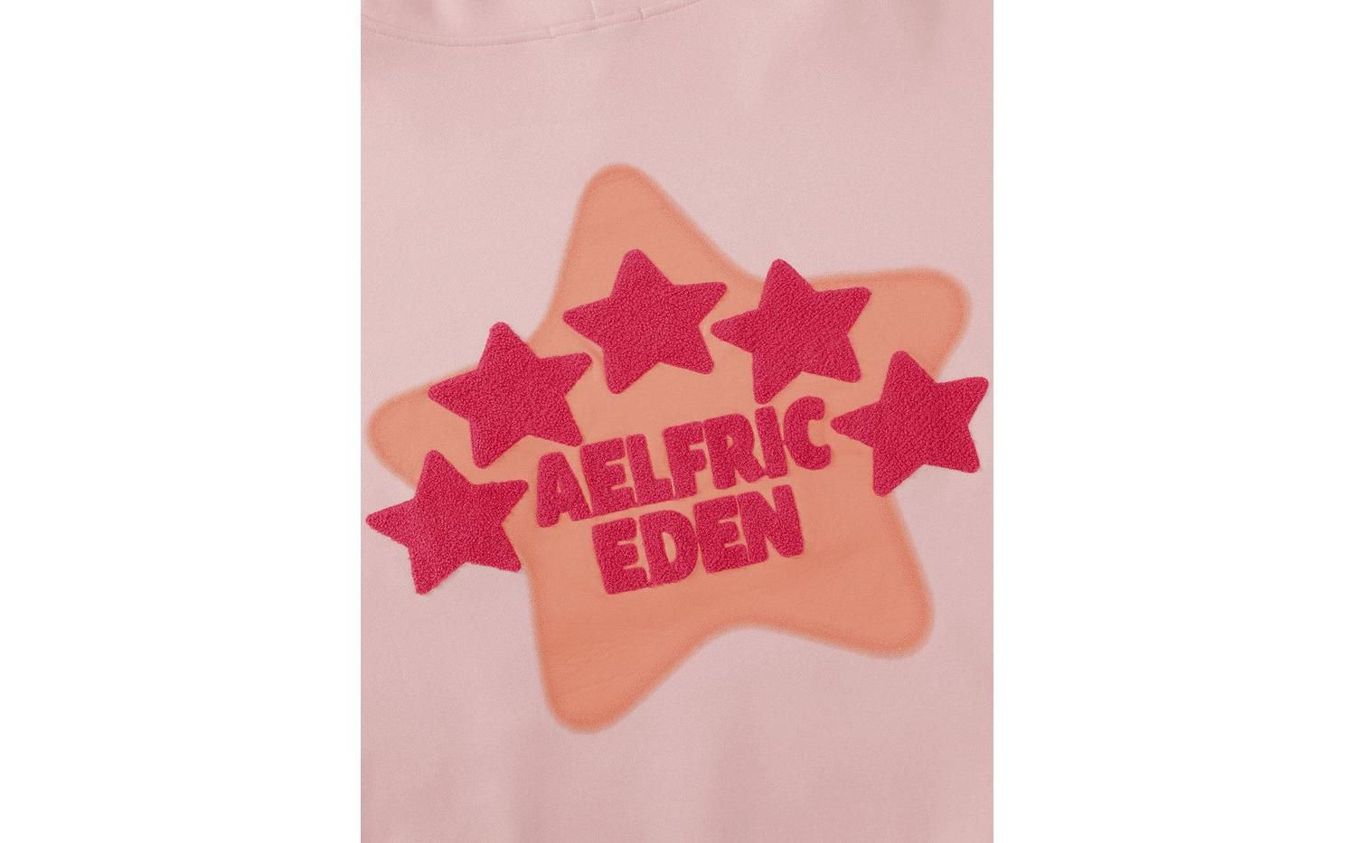 Women's Vintage Embroidery Eden Star Pullover Hoodie