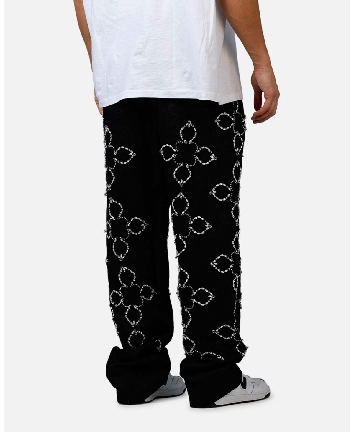 mnml Men's Ultra Baggy Jewel Appl Pants