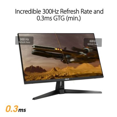 TUF VG27AQM5A 27" 16:9 WQHD 300Hz Fast IPS LED HDR Gaming Monitor, Black