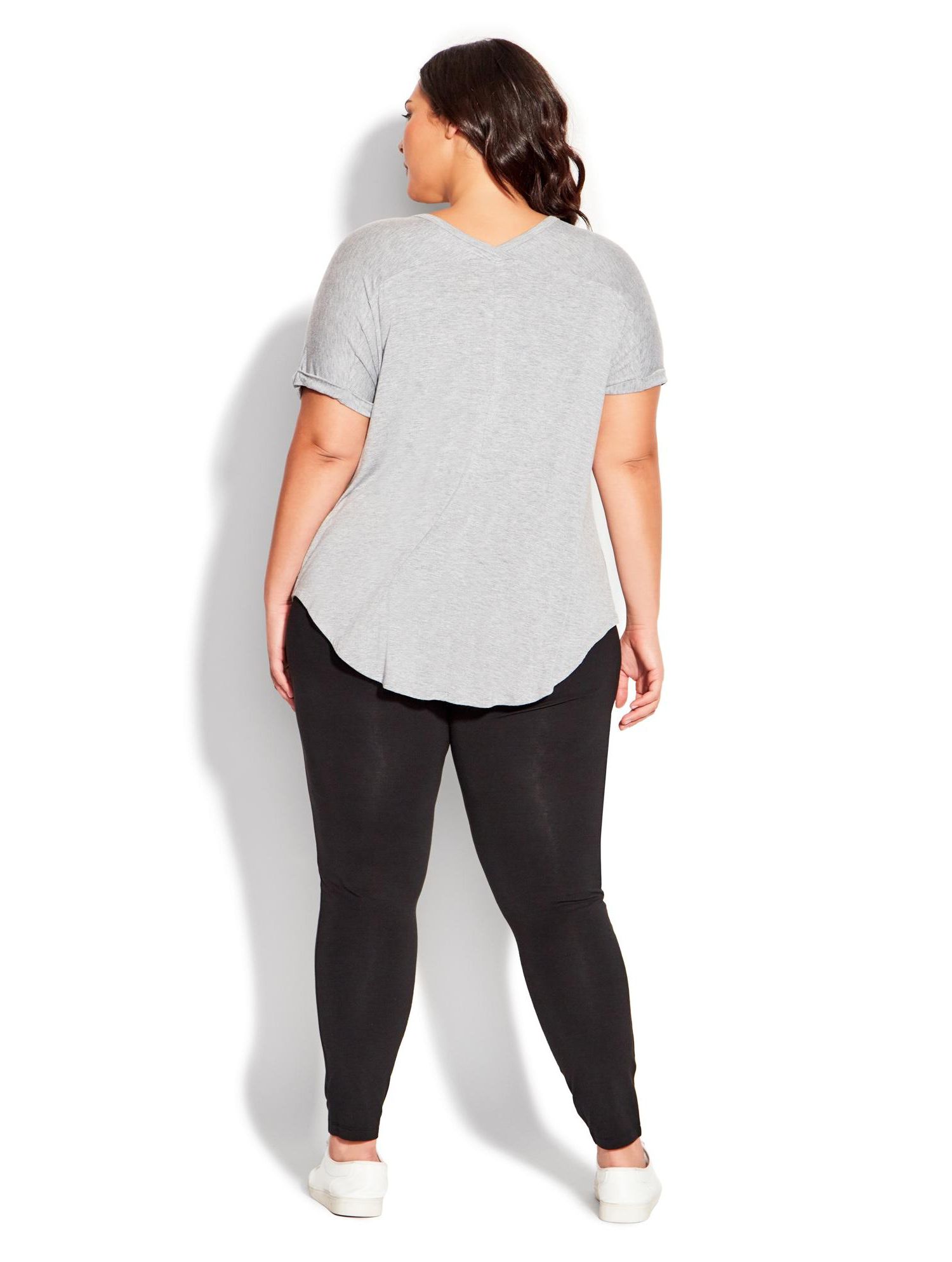 Women's Plus Size Petite High Rise Legging