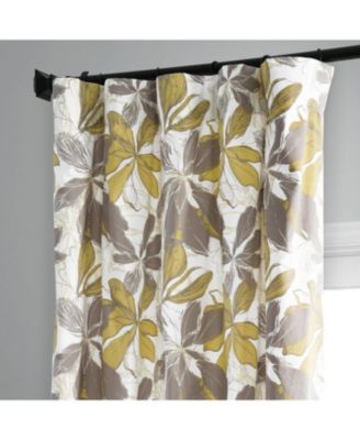 Sunny Day Floral Printed Cotton Room Darkening Curtain