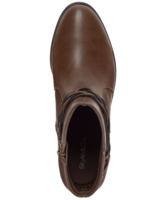 Women's Rubyyy Almond Toe Belt Booties, Macy's Exclusive