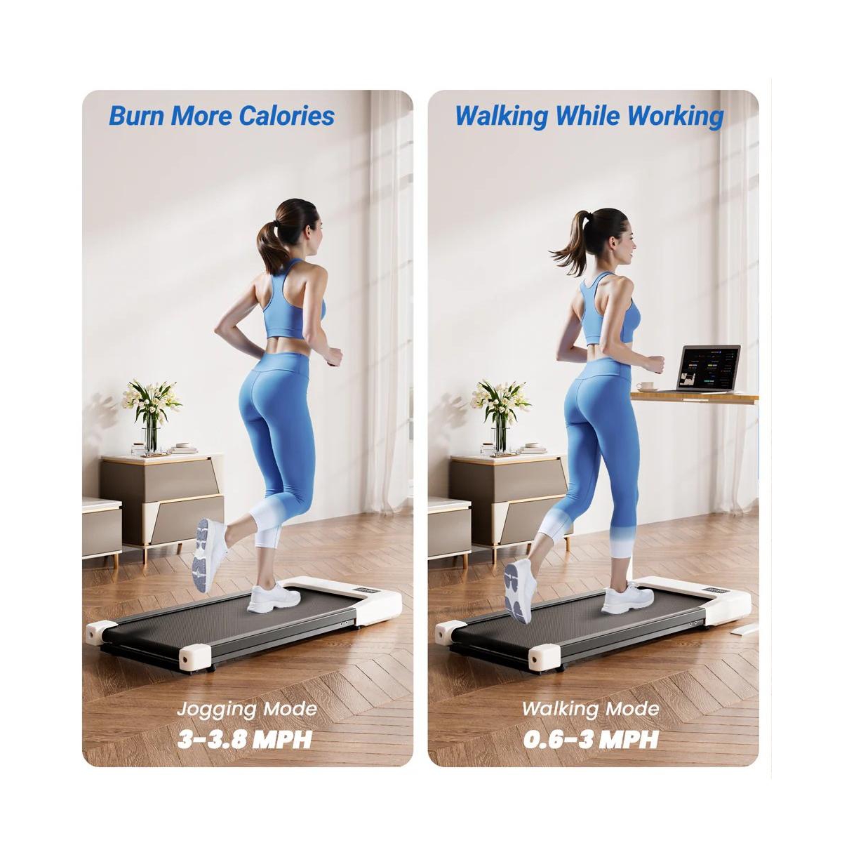 DeerRun Walking Pad Upgrade 14.9631.5 In (80cm Long) Run belt Under desk treadmills