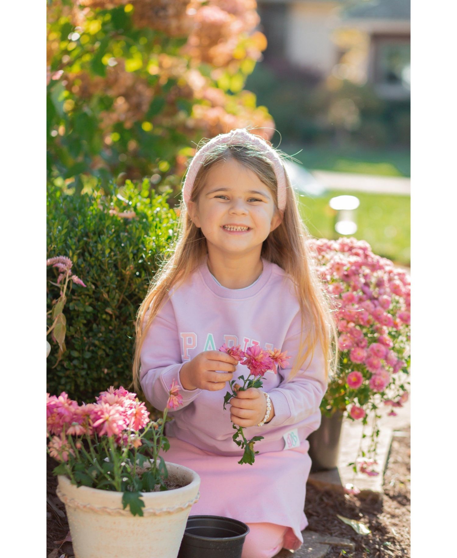 Little Girls Little/Big Sparkle Sweatshirt
