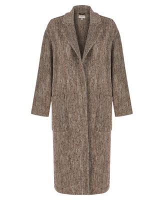 Women's Oversized Herringbone Coat
