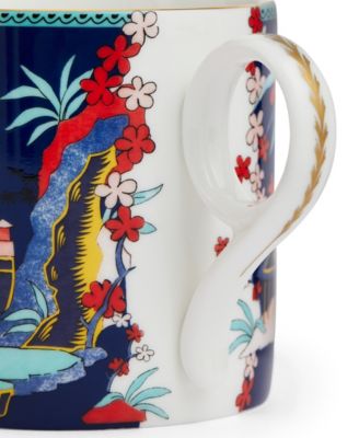 Wonderlust Blue Pagoda Mug