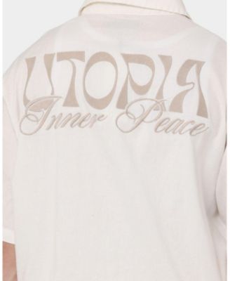 Men's Utopia Linen Blend Button Up Shirt
