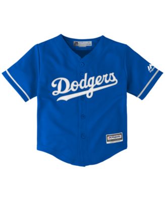 Majestic Big Boys Los Angeles Dodgers Blank Replica Jersey - Macy's