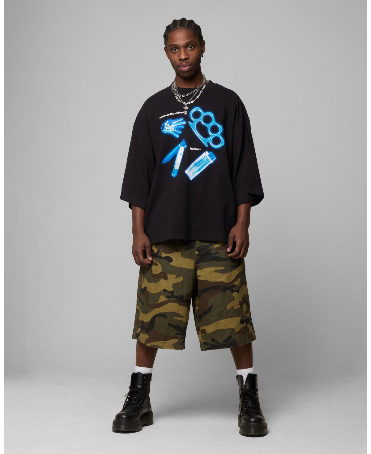 Loiter Men's Security Check Box Tee