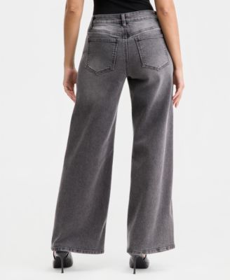 Women's Mid-Rise Wide-Leg Jeans, Macy's Exclusive