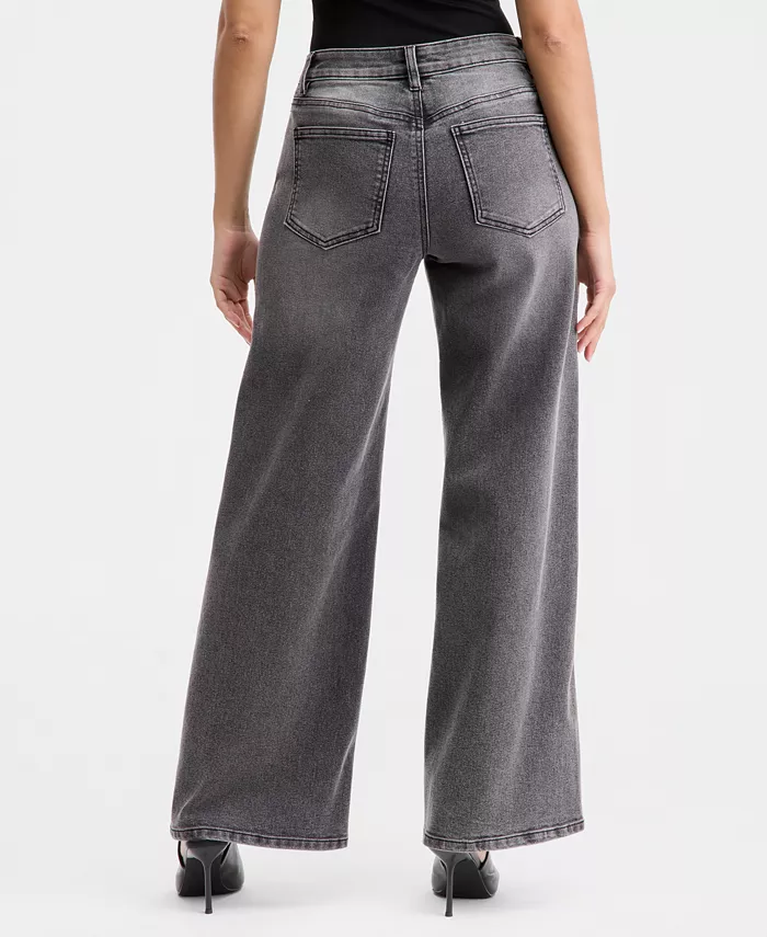 Women's High-Rise Wide-Leg Jeans, Macy's Exclusive - thumbnail 4