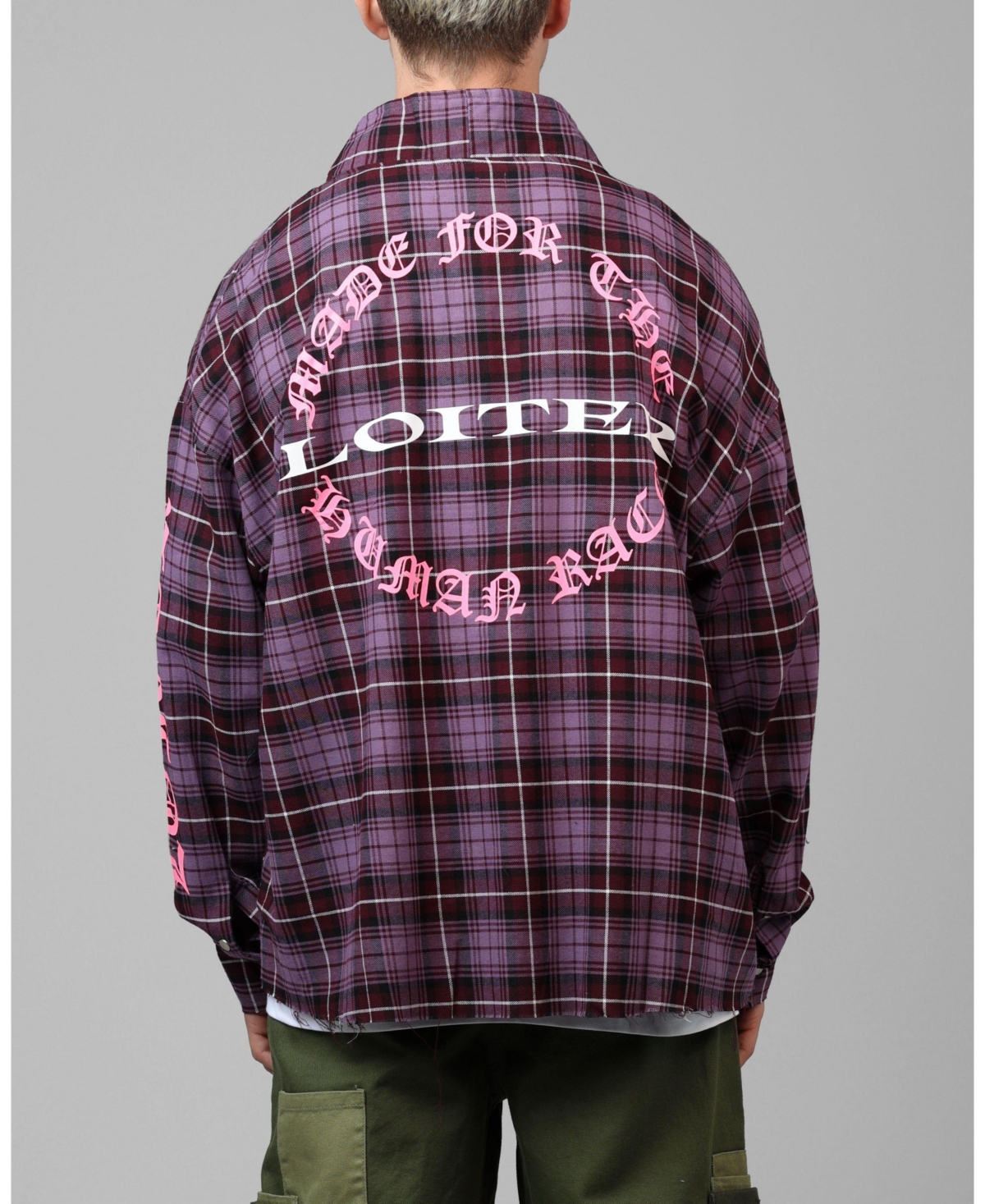 Loiter Men's Kimono Flannel Jacket