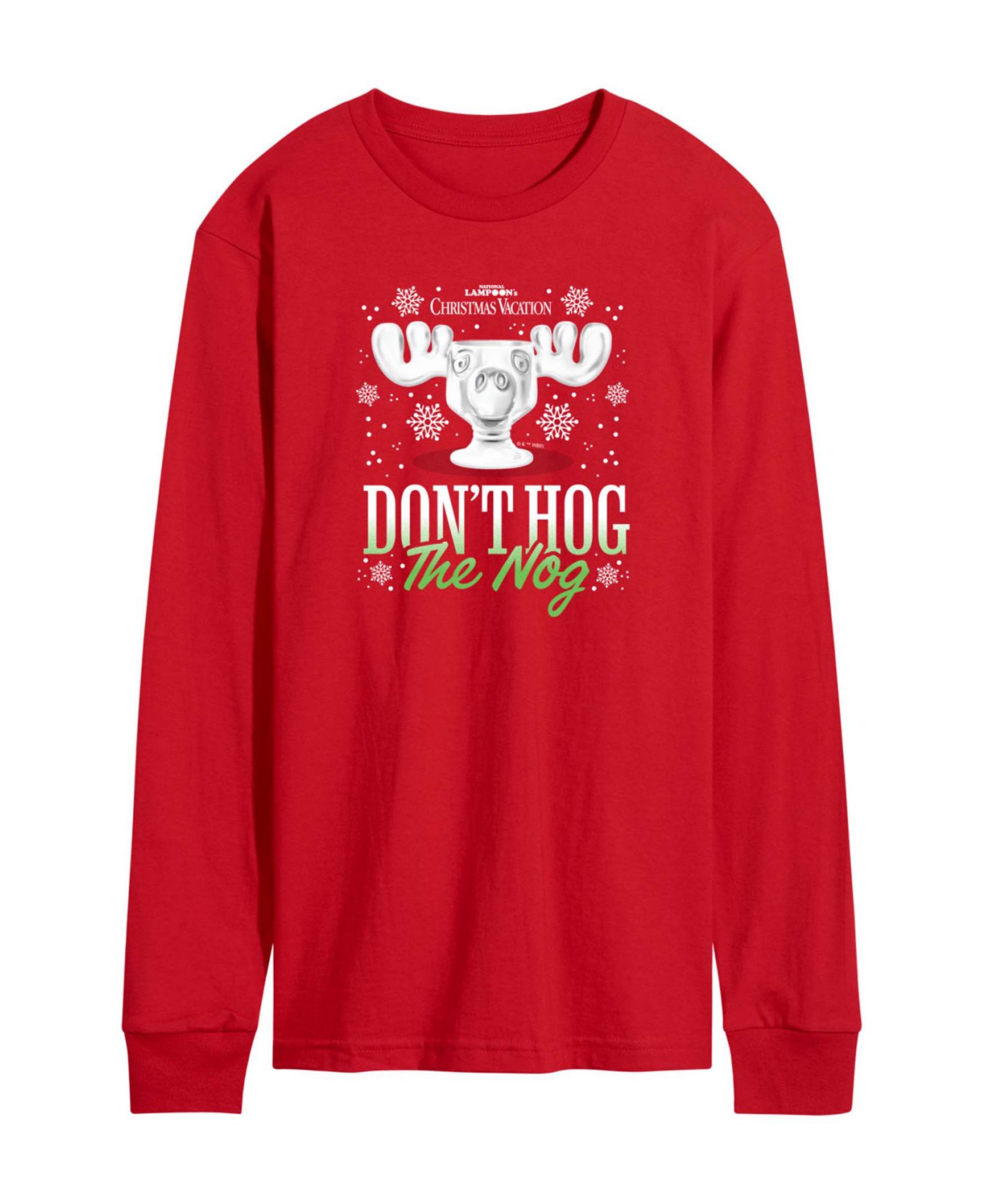 Men's Crewneck Long-Sleeve Graphic T-Shirt