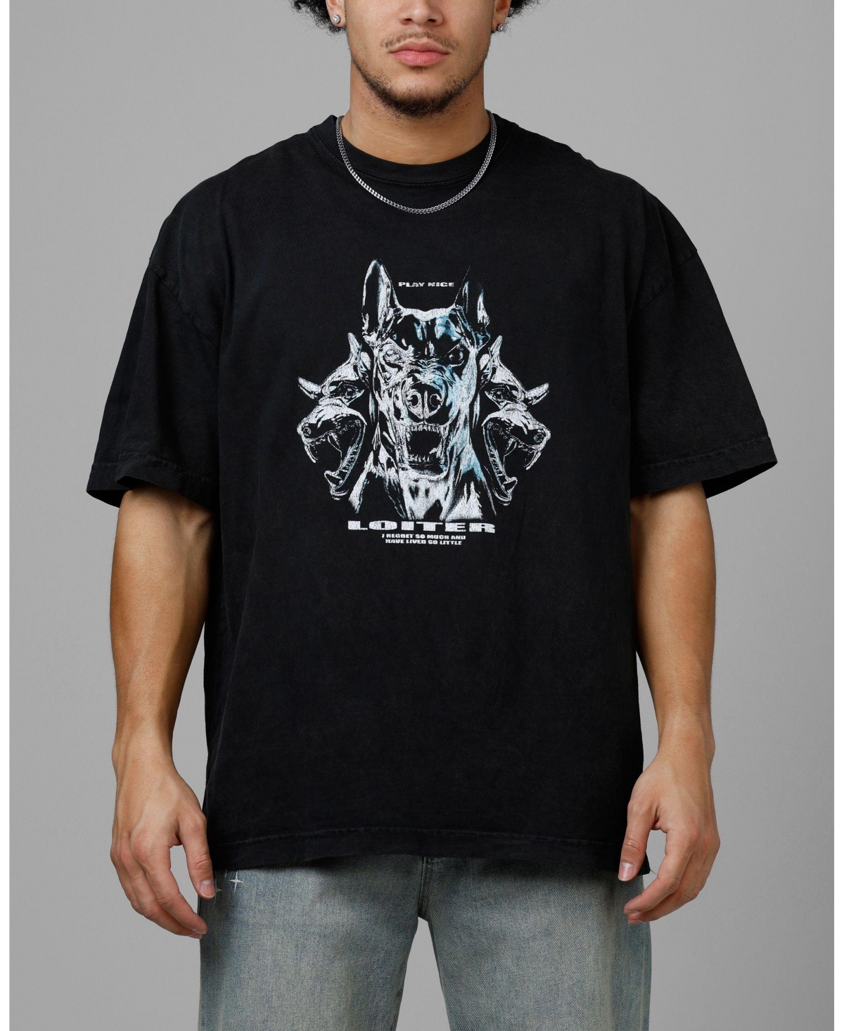 Loiter Men's Chrome Dogs Vintage Tee
