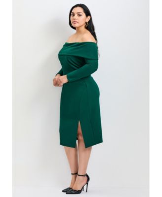 Women's Collette Off Shoulder Gathered Waist Dress