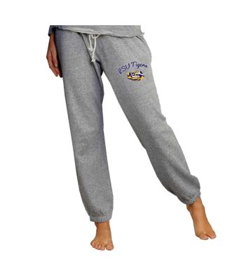Concepts Sport - Women's Gray LSU Tigers Mainstream Knit Jogger Pants