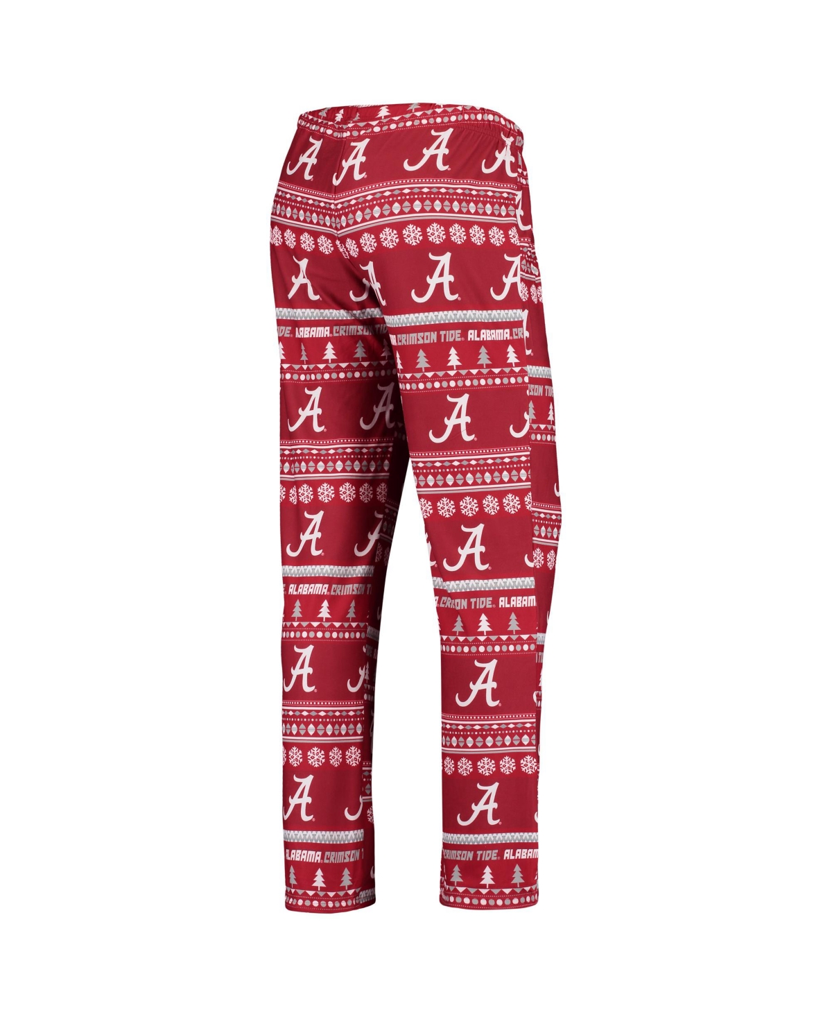 Concepts Sport Women's 2-piece Crimson Alabama Crimson Tide Holiday Long Sleeve Top And Pants Sleep Set In Red