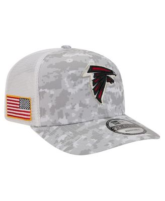 New Era - Men's White Atlanta Falcons Salute to Service Fan Pack 9SEVENTY Trucker Adjustable Hat