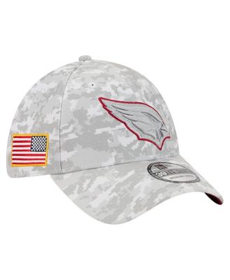 New Era - Men's White Arizona Cardinals 2025 Salute to Service Digital Camo Fan Pack 39THIRTY Flex Hat