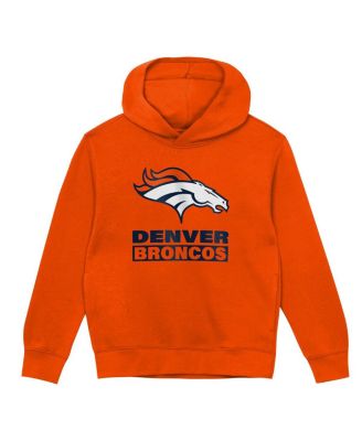 Toddler Orange Denver Broncos Back to Basics Hoodie