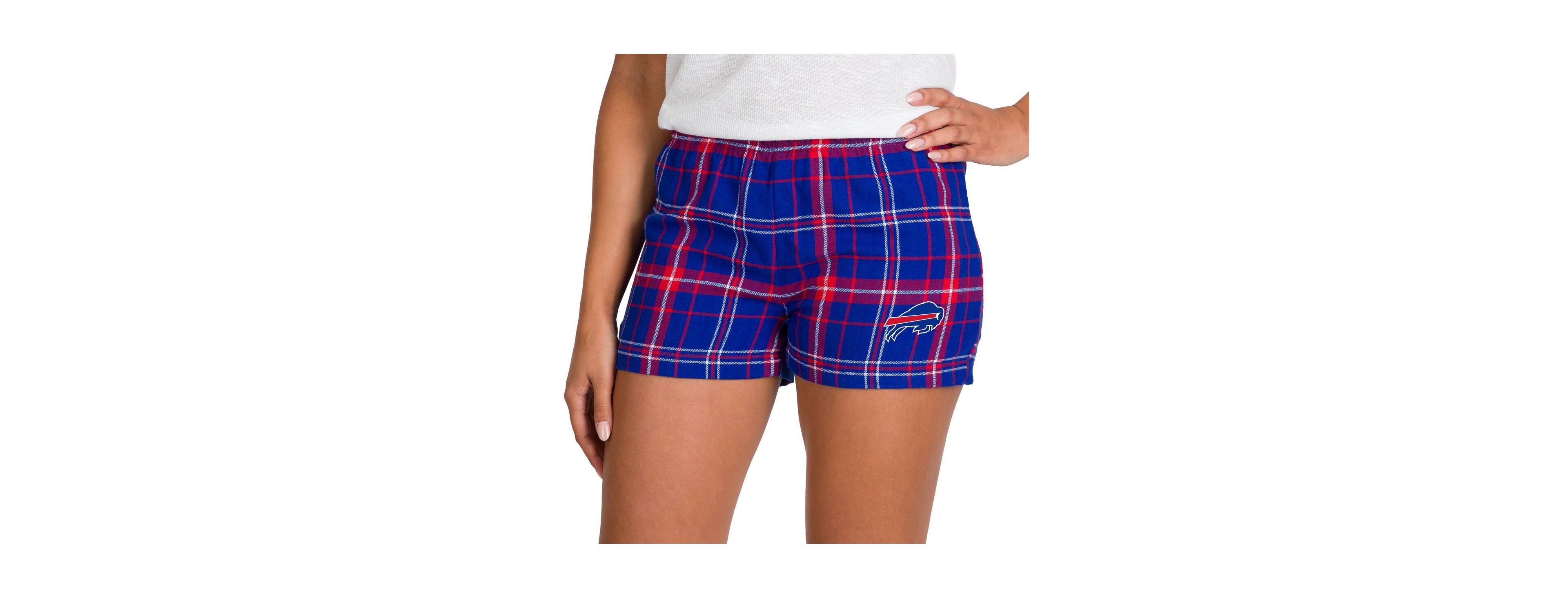 Concepts Sport Women's Royal/Red Buffalo Bills Ultimate Flannel Shorts