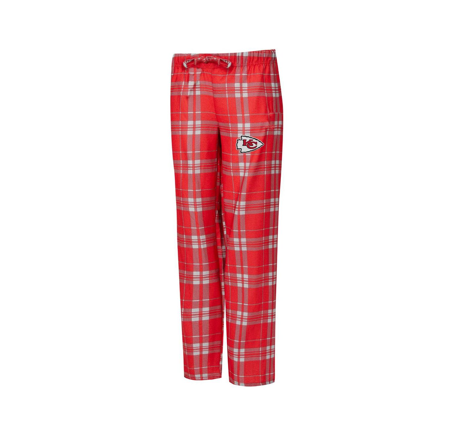 Women's 2-Piece Heather Gray/Red Kansas City Chiefs Regulate Plaid Tank Top and Pants Sleep Set