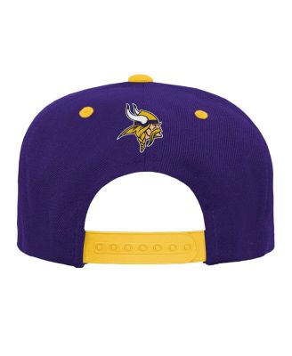 Big Boys and Girls Purple Minnesota Vikings Team Gradient Deadstock Snapback Hat