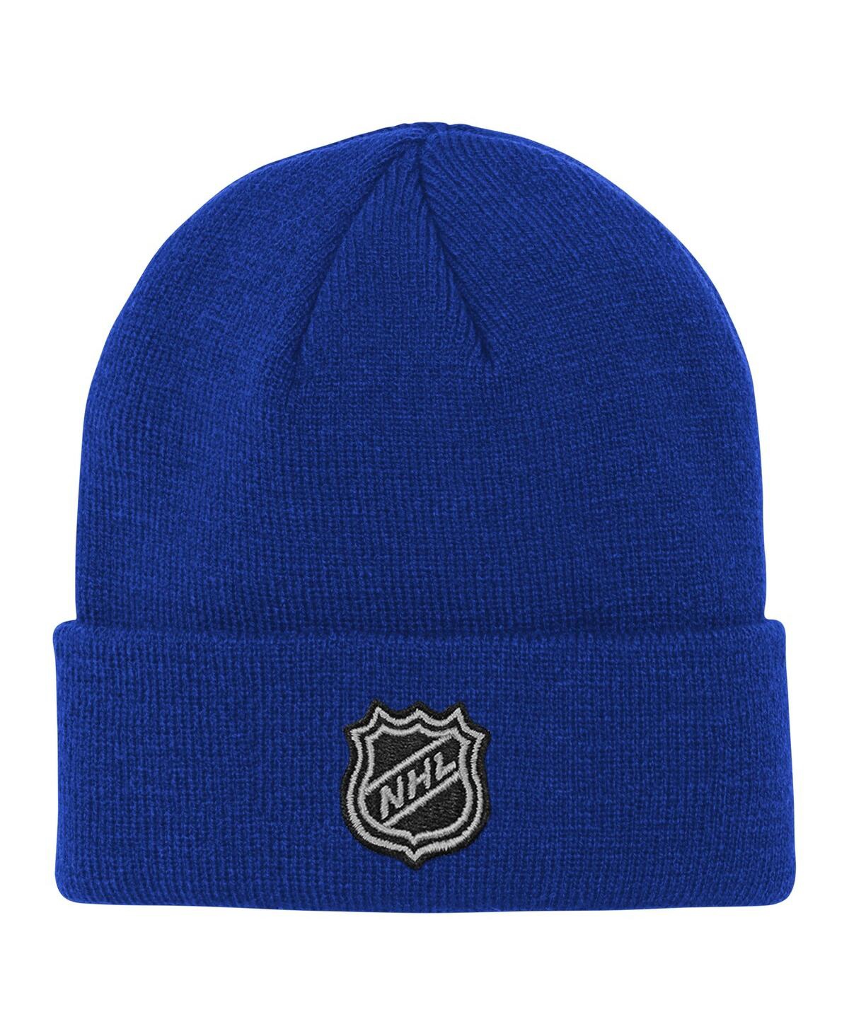 Outerstuff Big Boys and Girls Royal New York Rangers 2.0 Essential Cuffed Knit Hat